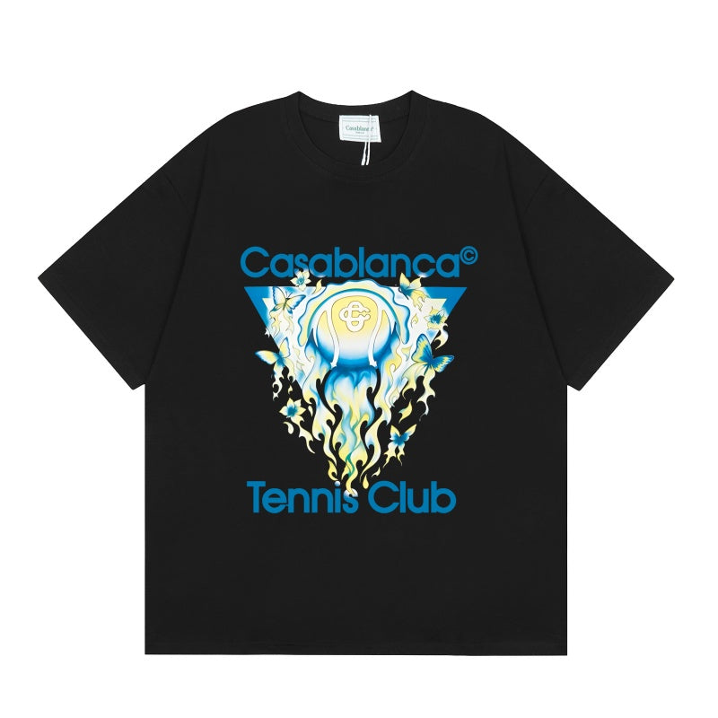 Casablanca T SHIRTS High-quality pure cotton streetwear