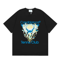 Casablanca T SHIRTS High-quality pure cotton streetwear