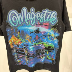 MAJESTIK T Shirts Loose fit 100% cotton