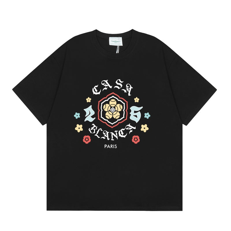 Casablanca T SHIRTS High-quality pure cotton streetwear