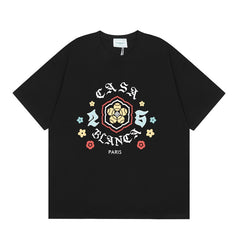 Casablanca T SHIRTS High-quality pure cotton streetwear