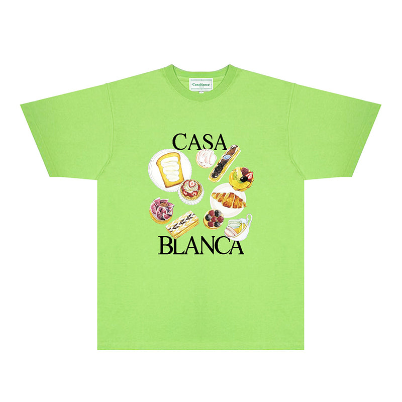Casablanca T Shirts Street High-quality pure cotton