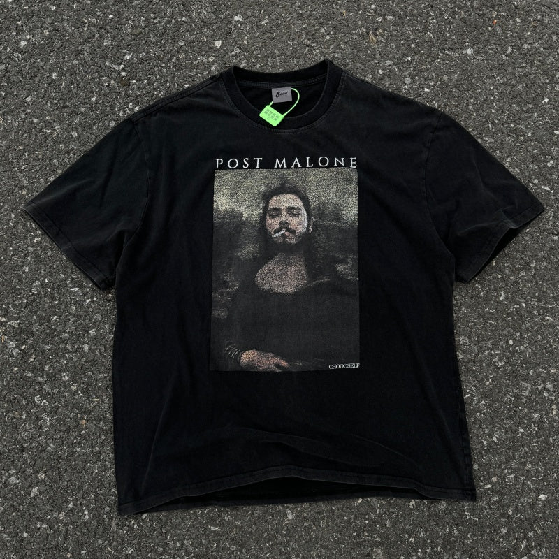 Unisex Vintage T Shirts Limited Edition: West Coast Street/Graffiti/Hip-Hop Style High-Street Short-Sleeve Tee ¨C Heavyweight Fabric with Distressed Wash Finish and Direct-to-Garment White Ink Print.