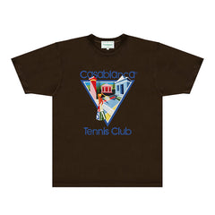 Casablanca T Shirts Street High-quality pure cotton