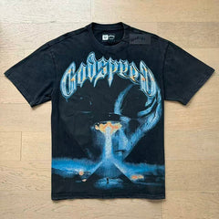 Godspeed T Shirts 100% pure cotton 260g fabric Streetwear fashion