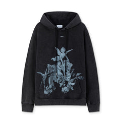 Off White hoodie Baby Angel Oil Painting Pattern Pullover Hoodie