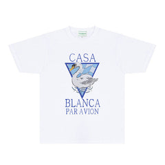 Casablanca T Shirts Street High-quality pure cotton