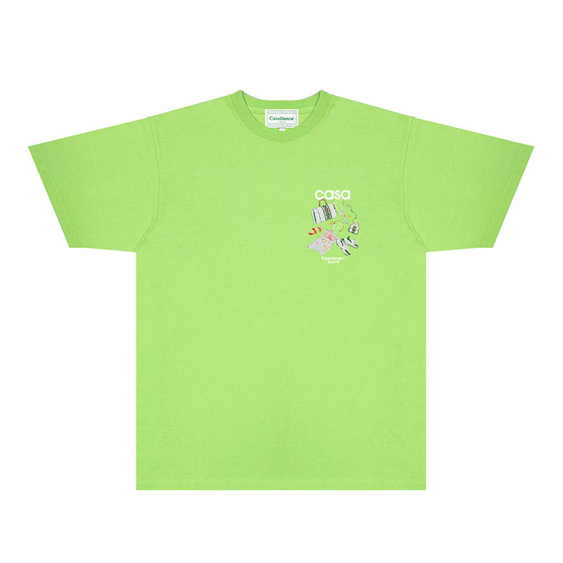Casablanca T Shirts Street High-quality pure cotton