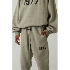 Fog Essentials Sweatpants Unisex ?¡¥1977?¡¥ Loose Fleece Sweatpants