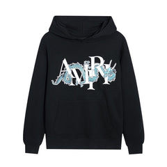 Amiri Hoodie Dragon Entwined