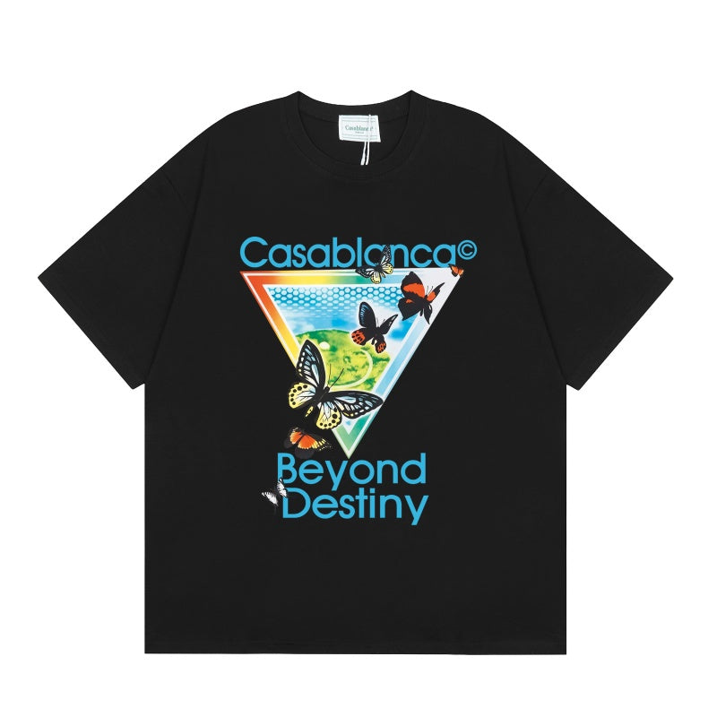 Casablanca T SHIRTS High-quality pure cotton streetwear