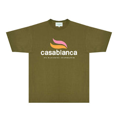 Casablanca T Shirts Street High-quality pure cotton