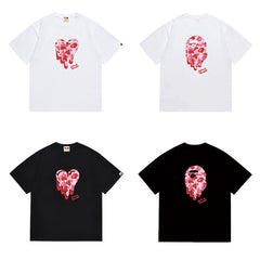 Bathing ape Bape T Shirts High-quality 100% cotton streetwear