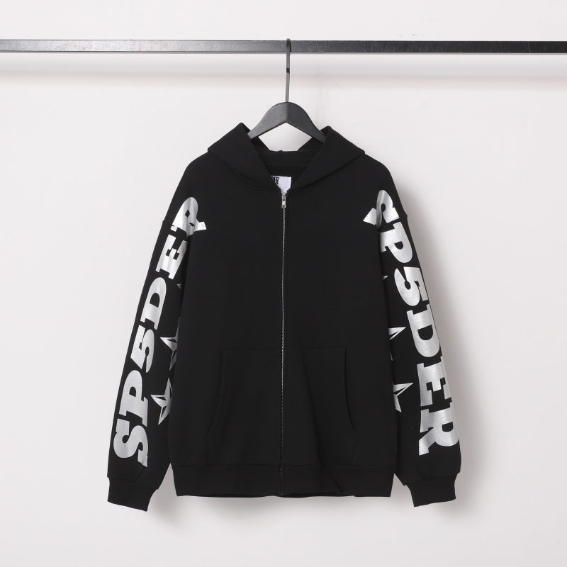 Sp5der hoodie Stylish letter print Pure cotton high quality spring/summer