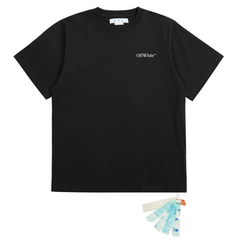 OFF WHITE T SHITRS High-quality 100% pure cotton streetwear