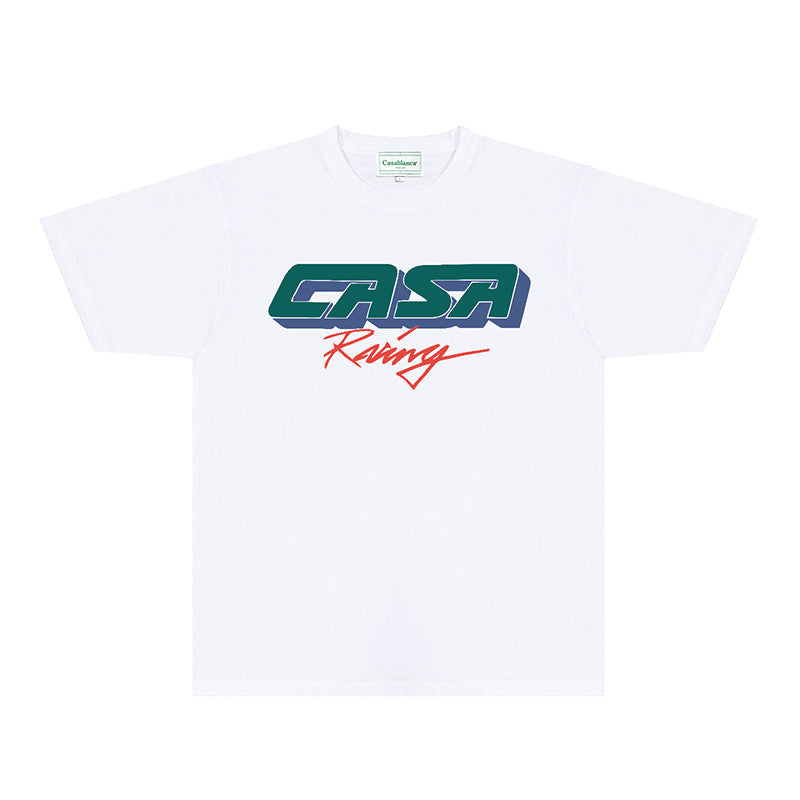 Casablanca T Shirts Street High-quality pure cotton