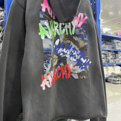 Saint Michael hoodie with printed design - fashionable