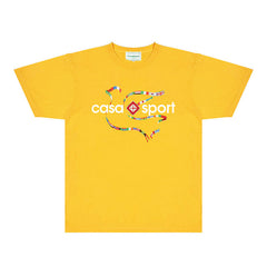 Casablanca T Shirts Street High-quality pure cotton