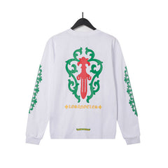 CHH  Heart Long Sleeve Shirt Unisex Fashion Loose Long Sleeve Shirt