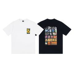 Stussy T shirts High-quality 260g pure cotton double yarn fabric