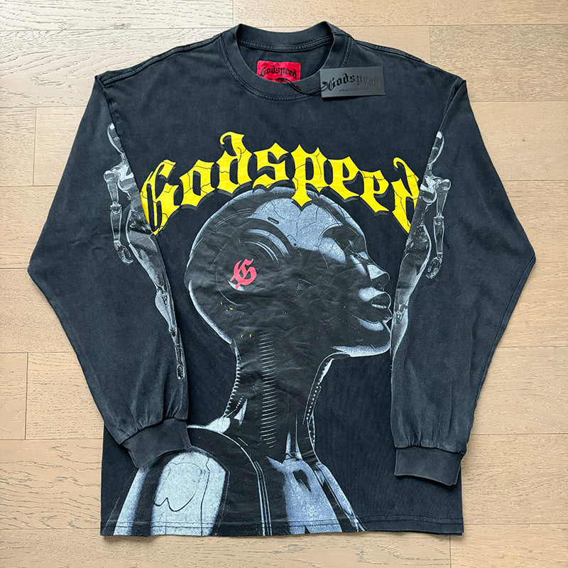 Godspeed Long Sleeved Shirt 260g pure cotton fabric