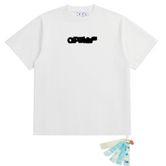 OFF WHITE T SHITRS High-quality 100% pure cotton streetwear