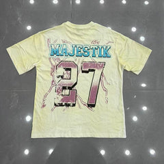 MAJESTIK T Shirts Loose fit 100% cotton