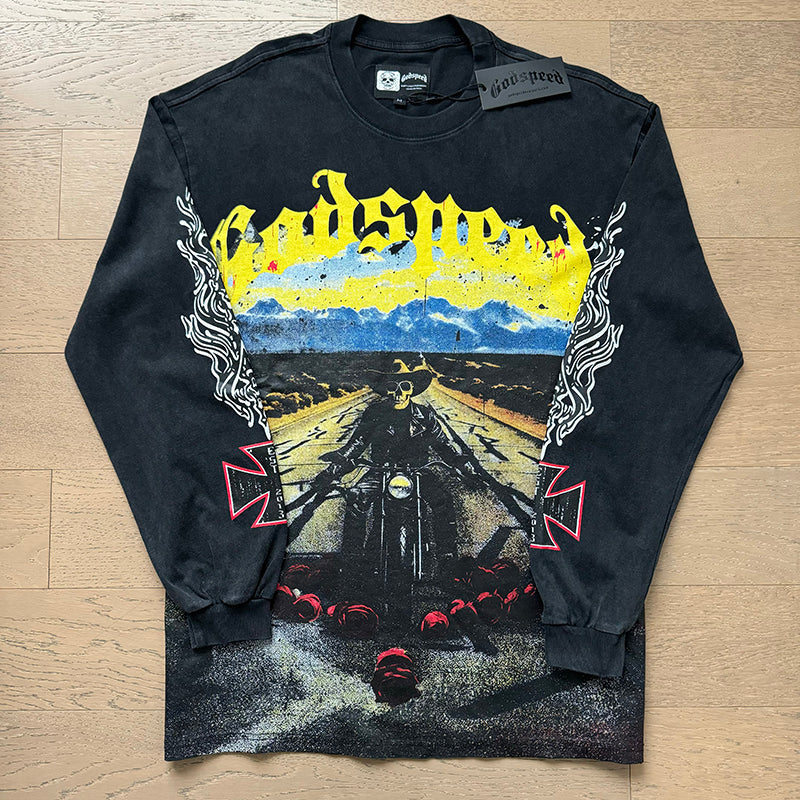 Godspeed Long Sleeved Shirt 260g pure cotton fabric