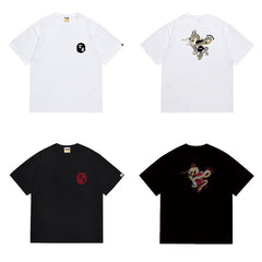 Bathing ape Bape T Shirts High-quality 100% cotton streetwear