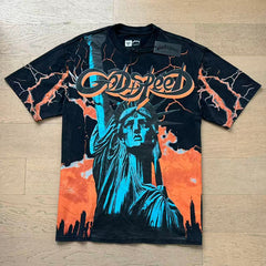 Godspeed T Shirts statue of Liberty 100% pure cotton 260g fabric