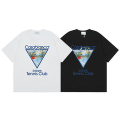 Casablanca T SHIRTS High-quality pure cotton streetwear