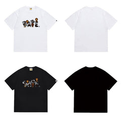 Bathing ape Bape T Shirts High-quality 100% cotton streetwear