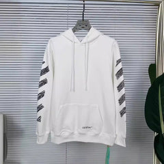 Off White hoodie sketch arrow pattern hooded