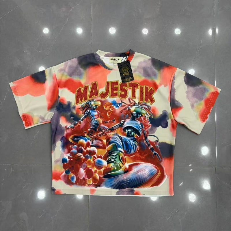 MAJESTIK T Shirts Loose fit 100% cotton