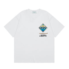 Casablanca T SHIRTS High-quality pure cotton streetwear
