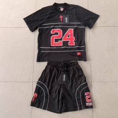 Trapstar T shirts & shorts Set Jersey-style casual beach set