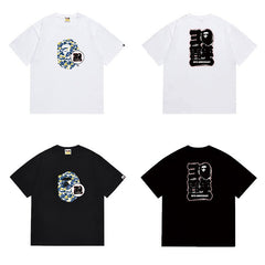 Bathing ape Bape T Shirts High-quality 100% cotton streetwear