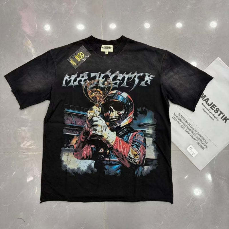 MAJESTIK T Shirts Loose fit 100% cotton
