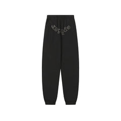 Sp5der Sweatpants Cobweb Puff Print Pure Cotton