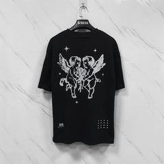 KSUBI T SHIRTS High-quality 260g 32-count double-yarn pure cotton streetwear—suitable for all seasons.