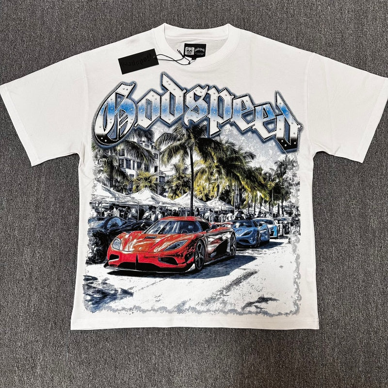 Godspeed T Shirts 100% pure cotton 260g fabric Streetwear fashion