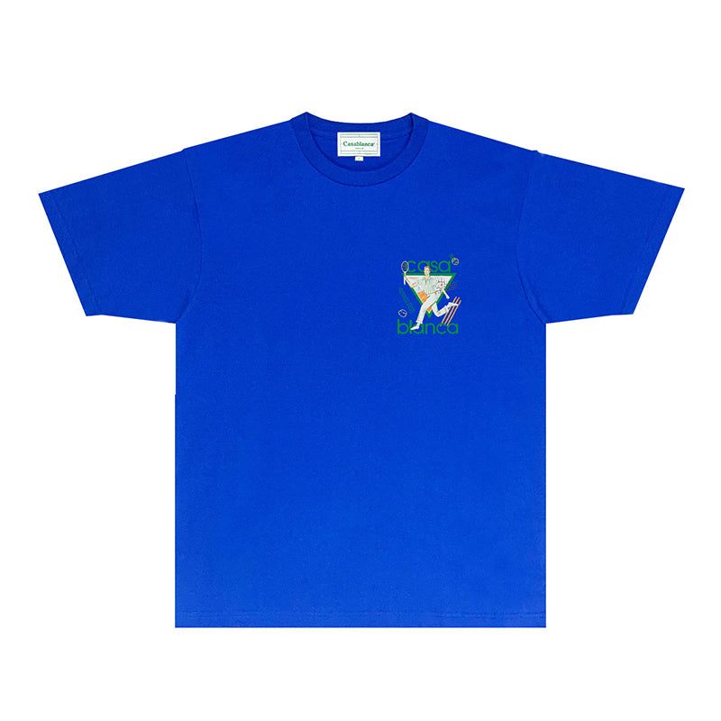 Casablanca T Shirts Street High-quality pure cotton