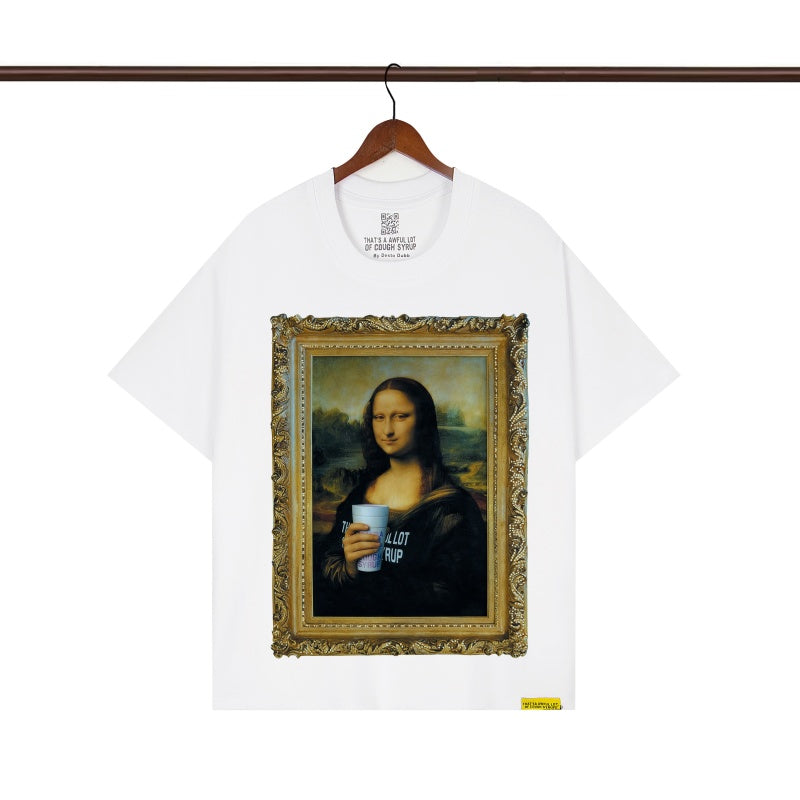 COUGH SYRUP T shirts High-quality pure cotton streetwear Mona Lisa