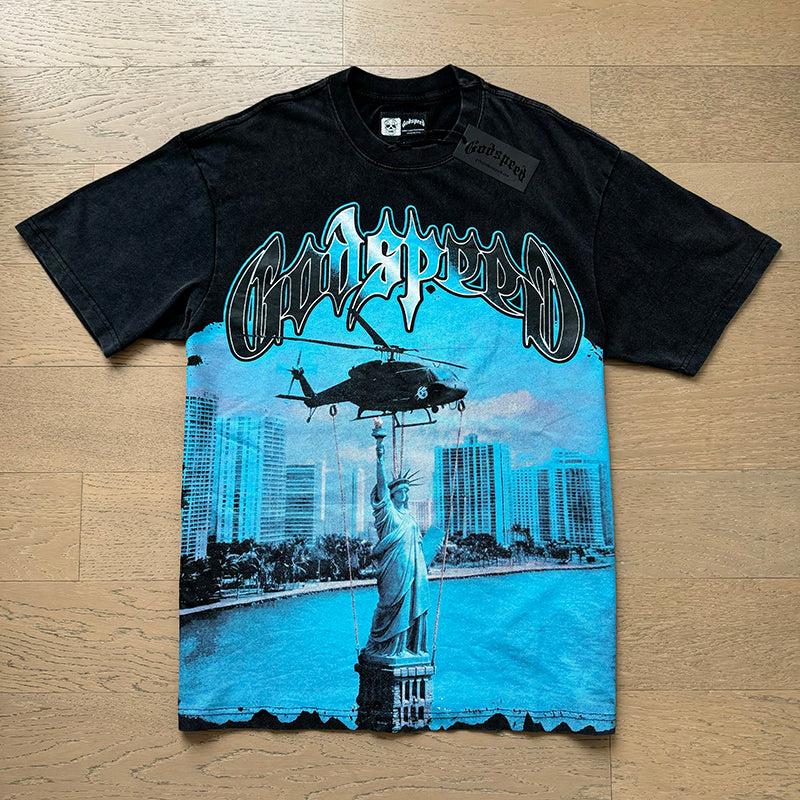 Godspeed T Shirts 260g pure cotton fabric