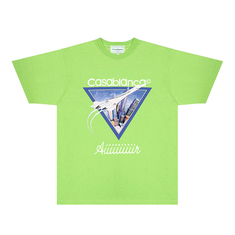 Casablanca T Shirts Street High-quality pure cotton