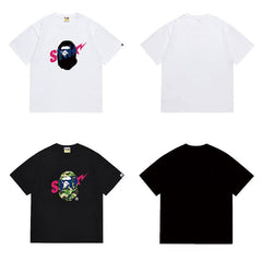 Bathing ape Bape T Shirts High-quality 100% cotton streetwear