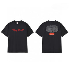 Supreme T Shirts pure cotton fashion apparel