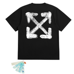 OFF WHITE T SHITRS High-quality 100% pure cotton streetwear