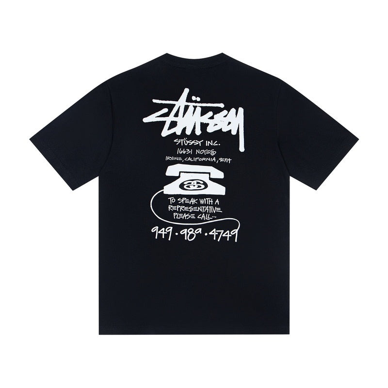 Stussy T shirts High-quality 260g pure cotton double yarn fabric