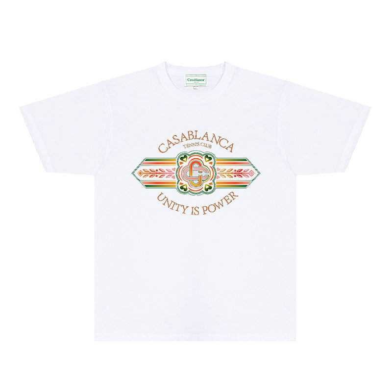 Casablanca T Shirts Street High-quality pure cotton